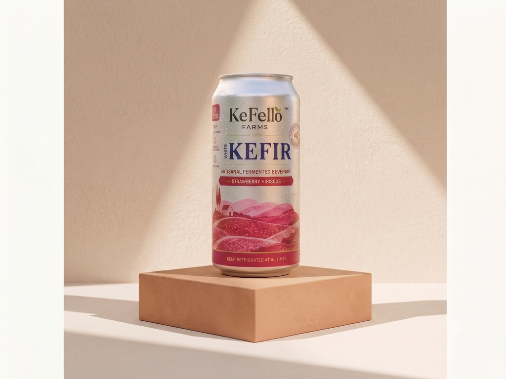 Water Kefir - Strawberry & Hibiscus