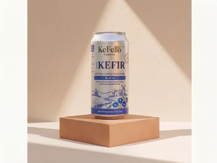 Water Kefir - Bluepean and Lychee